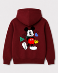 Red hoodie back 1057