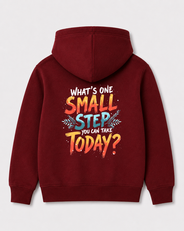 Red hoodie back 1061