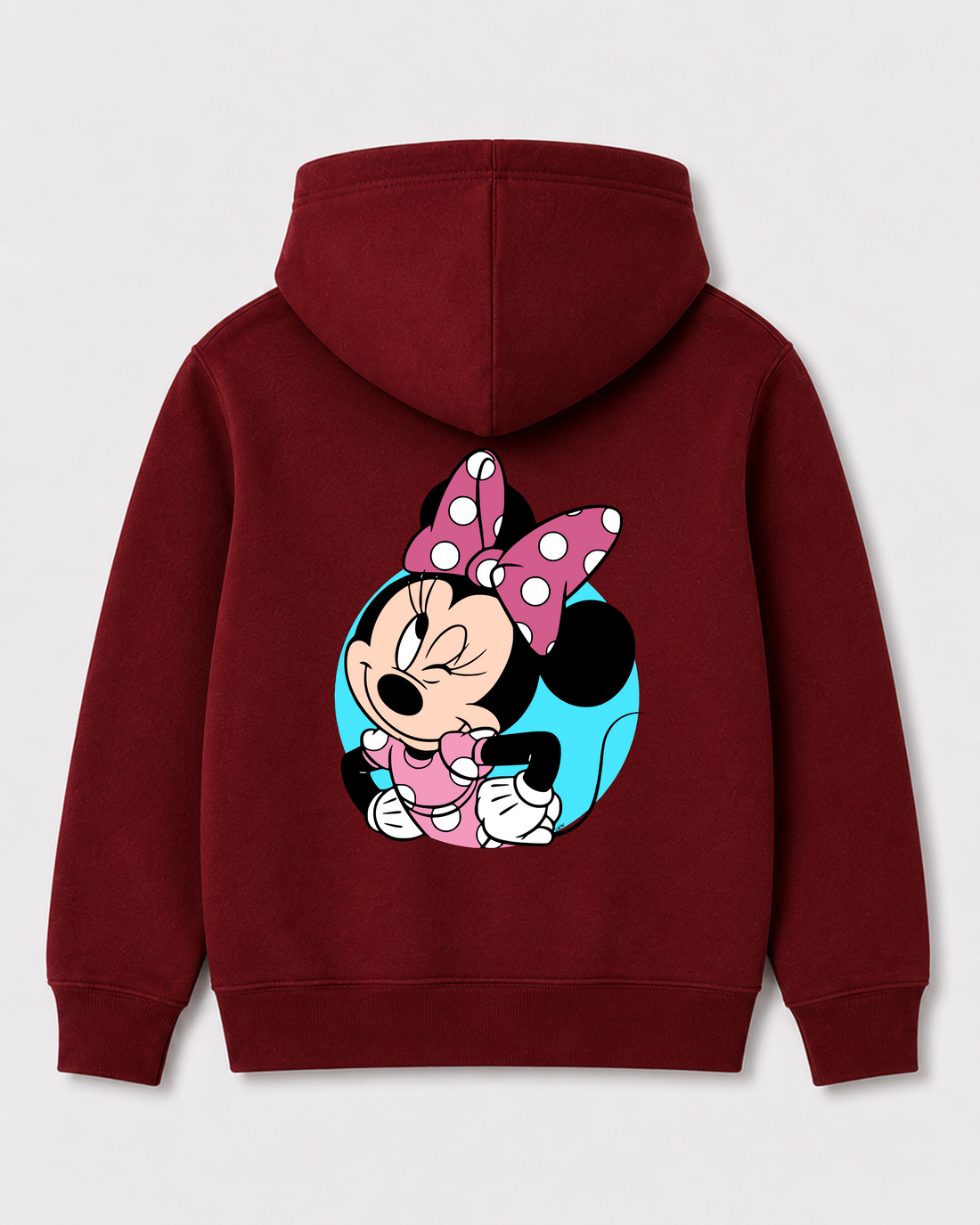 Red hoodie back 1063