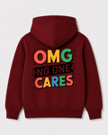 Red hoodie back 1064