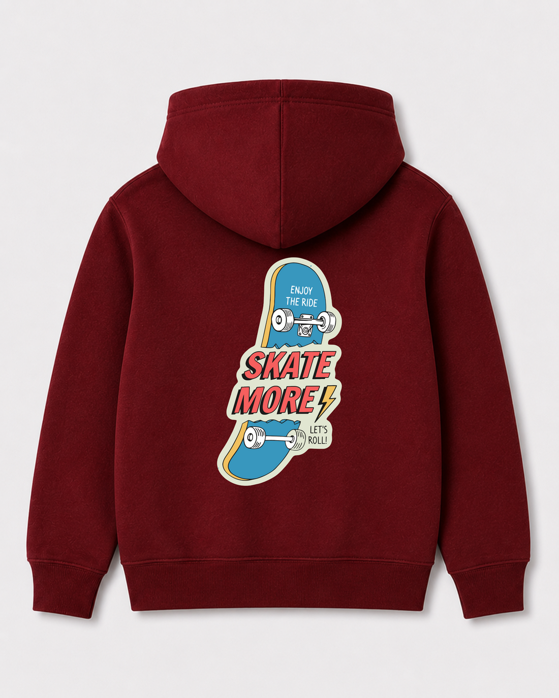 Red hoodie back 1068