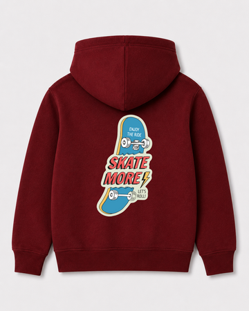Red hoodie back 1068