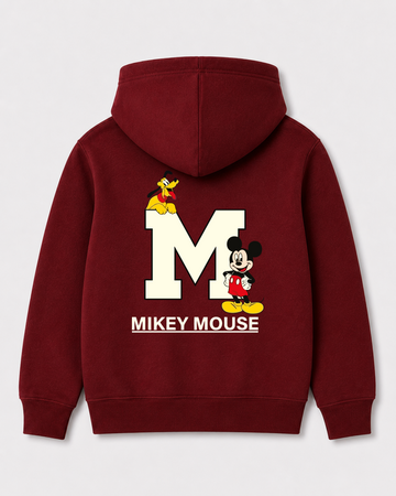 Red hoodie back 1078