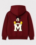 Red hoodie back 1079