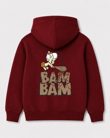 Red hoodie back 1086