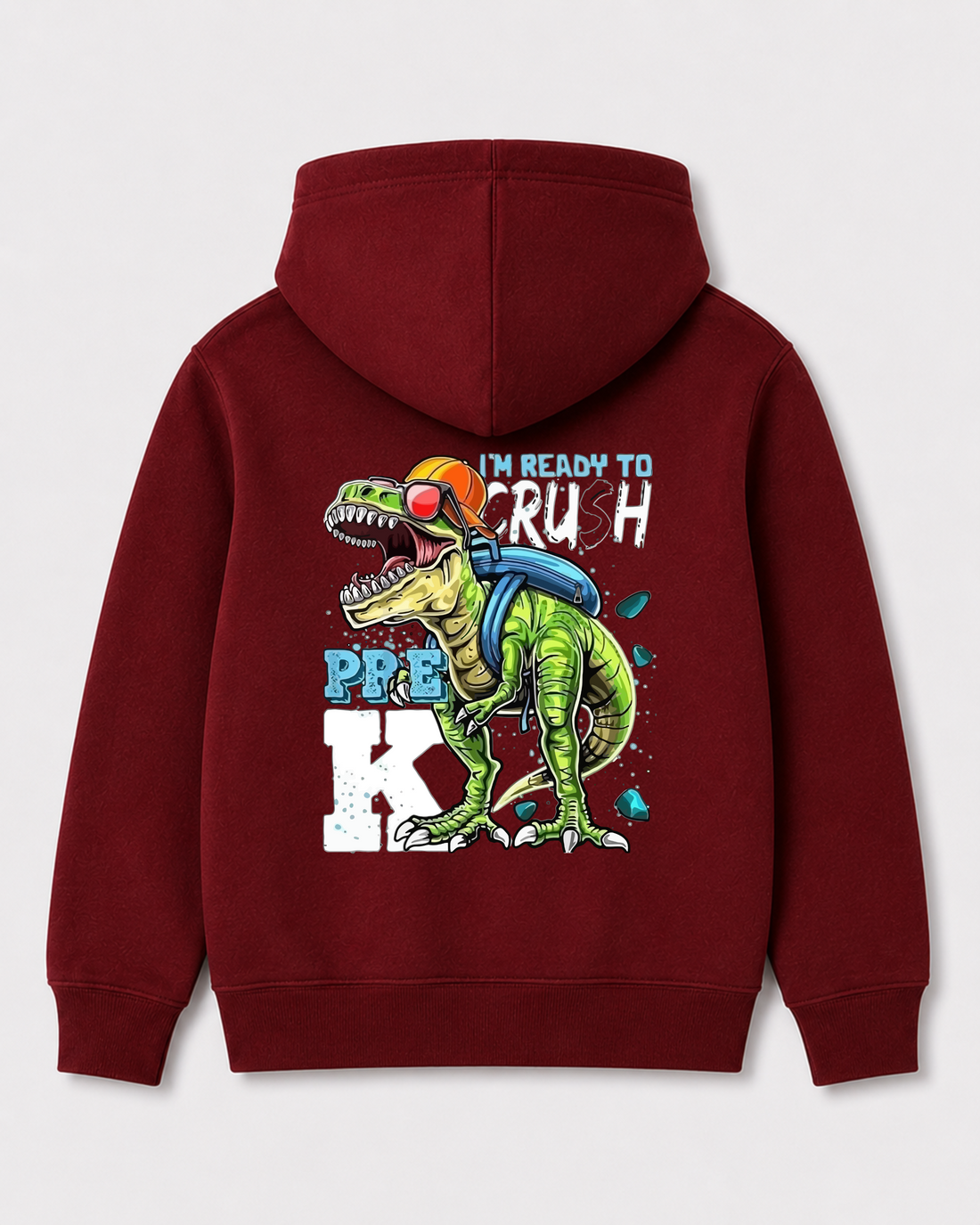 Red hoodie back 1090