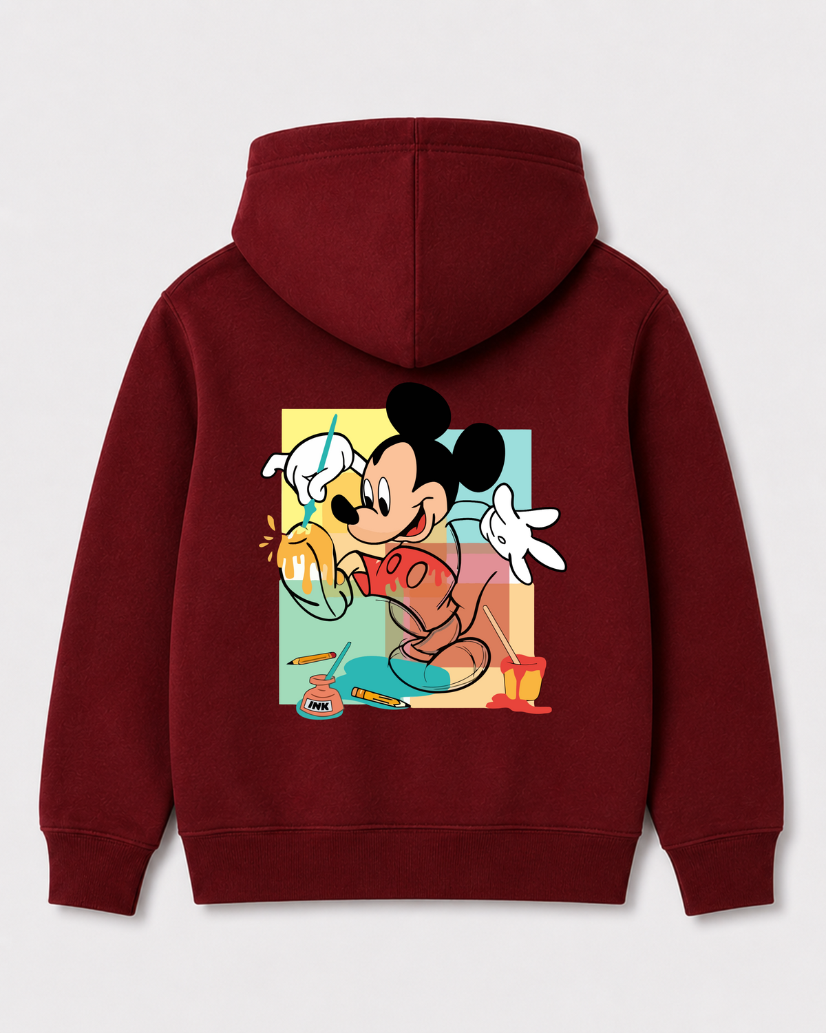 Red hoodie back 1102