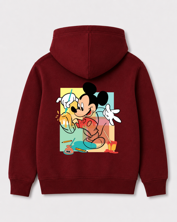 Red hoodie back 1102