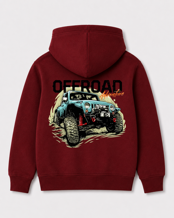 Red hoodie back 1109