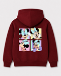 Red hoodie back 1111