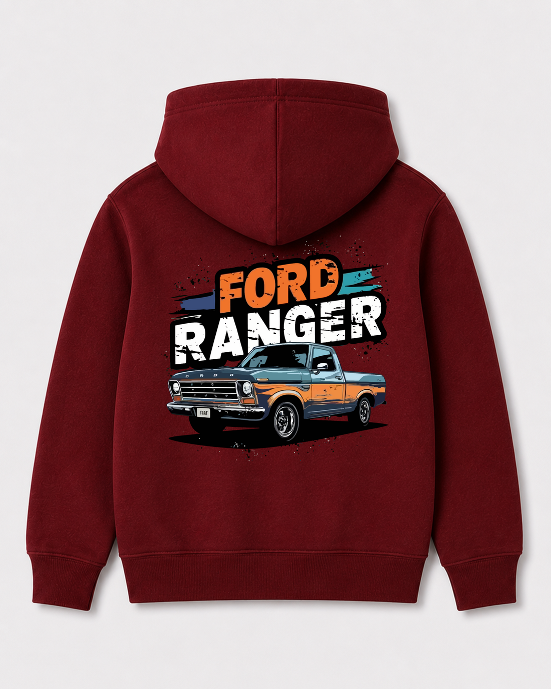 Red hoodie back 1121