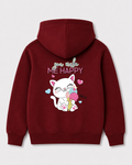 Red hoodie back 1124