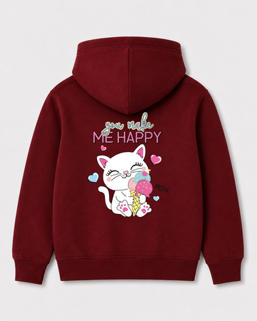 Red hoodie back 1124