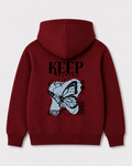Red hoodie back 1129