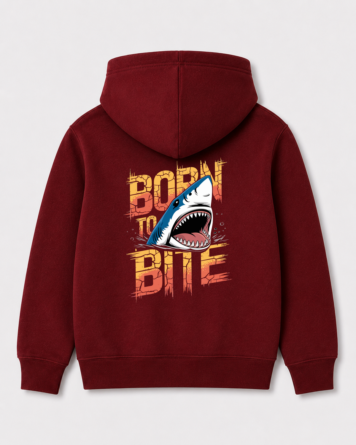 Red hoodie back 1134