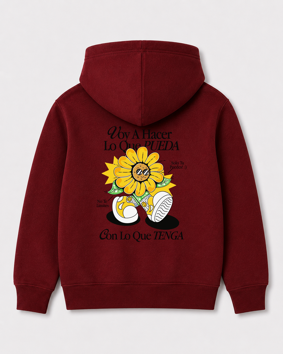 Red hoodie back 1137