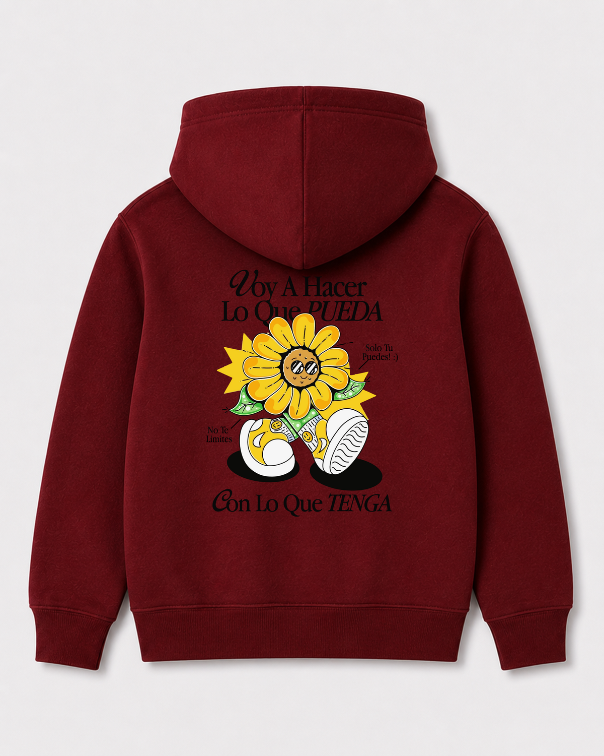 Red hoodie back 1137