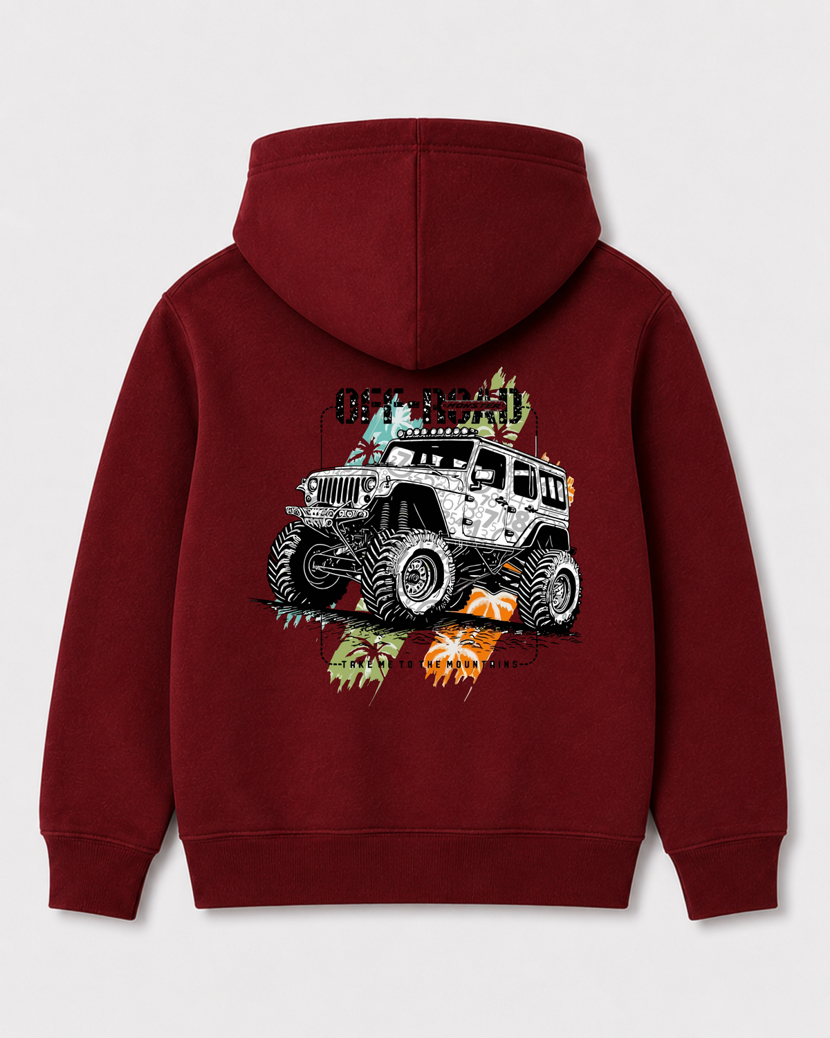 Red hoodie back 1140