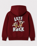 Red hoodie back 1142