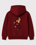 Red hoodie back 1146