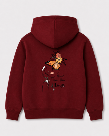 Red hoodie back 1146