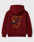 Red hoodie back 1162