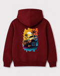 Red hoodie back 117