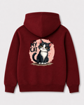 Red hoodie back 118