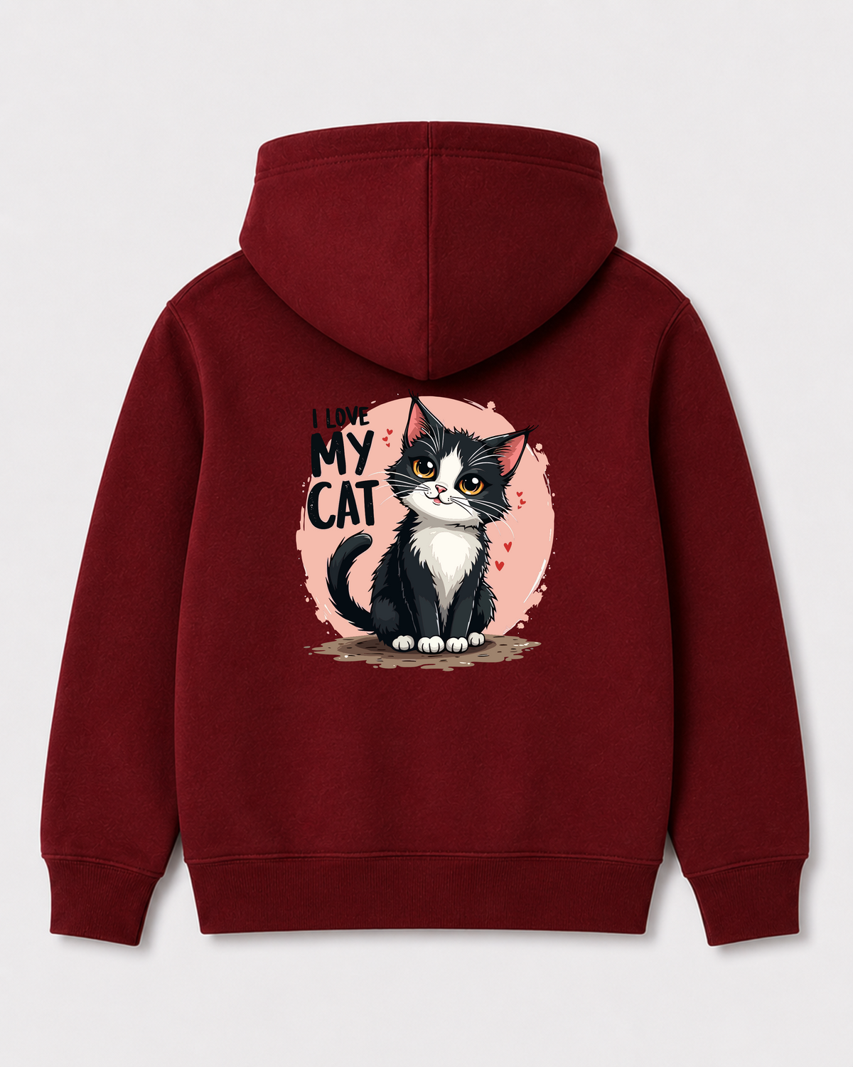 Red hoodie back 118