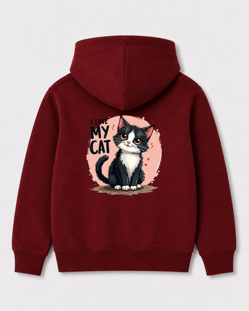 Red hoodie back 118