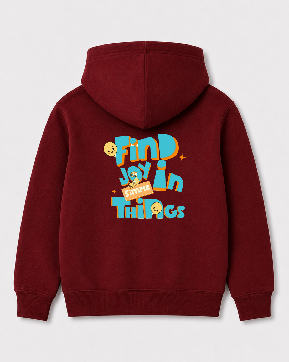 Red hoodie back 119