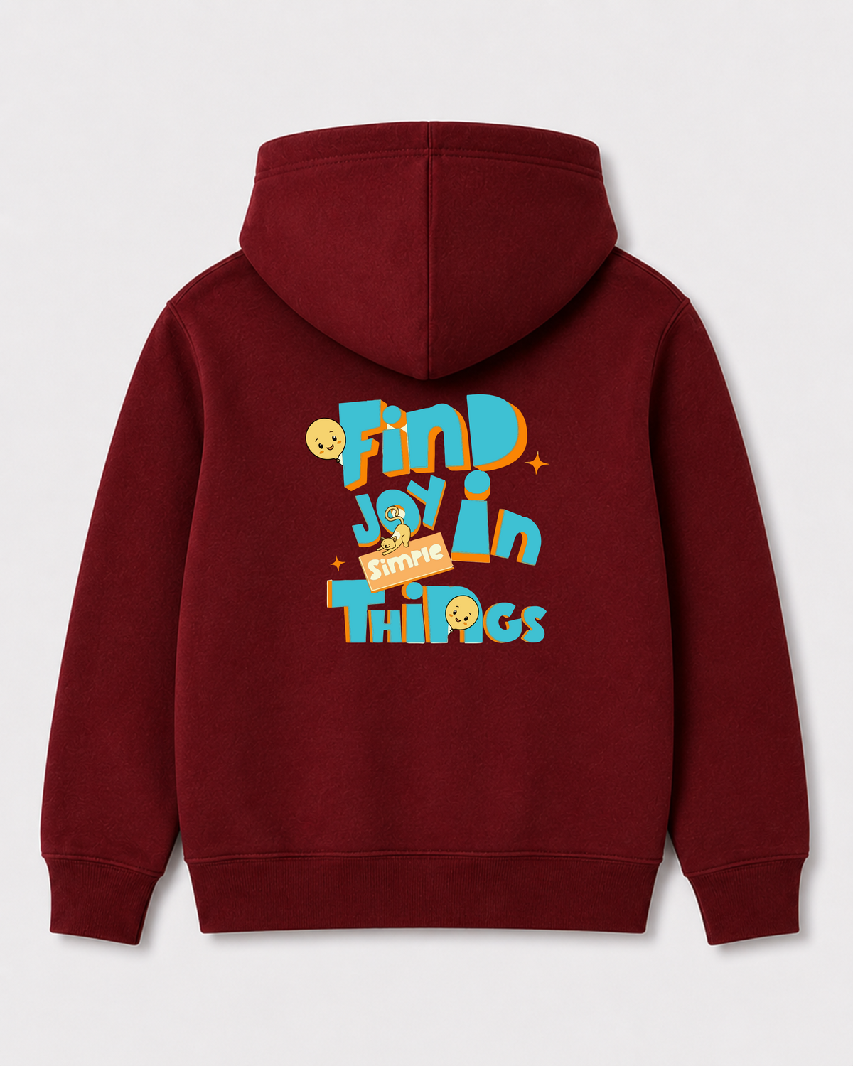 Red hoodie back 119