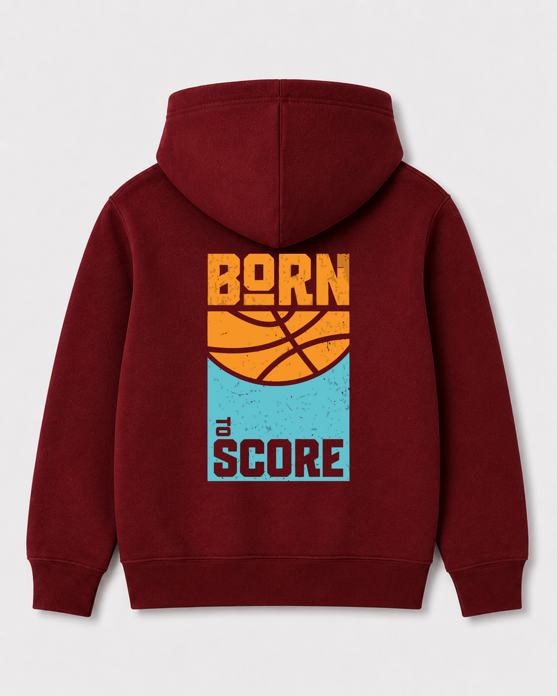 Red hoodie back 1225