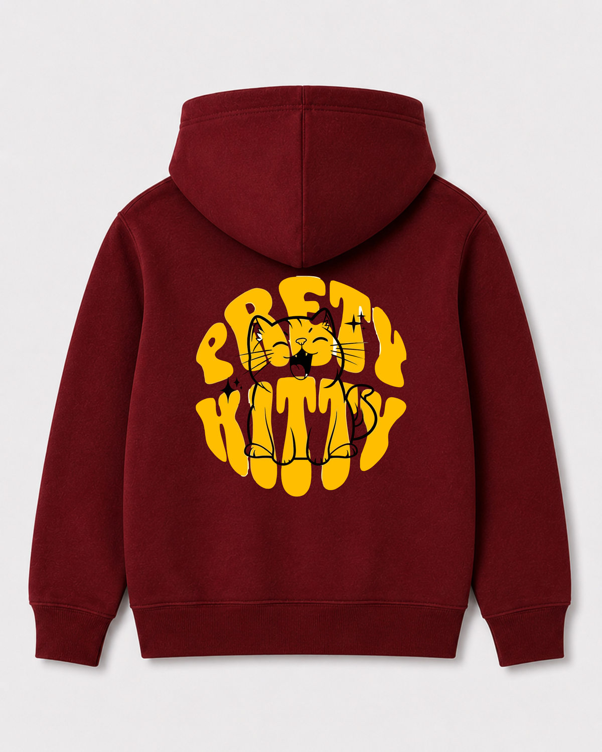 Red hoodie back 1230