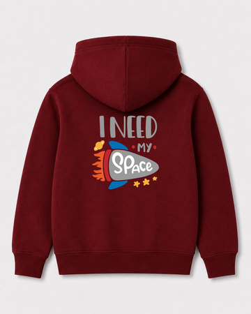 Red hoodie back 124