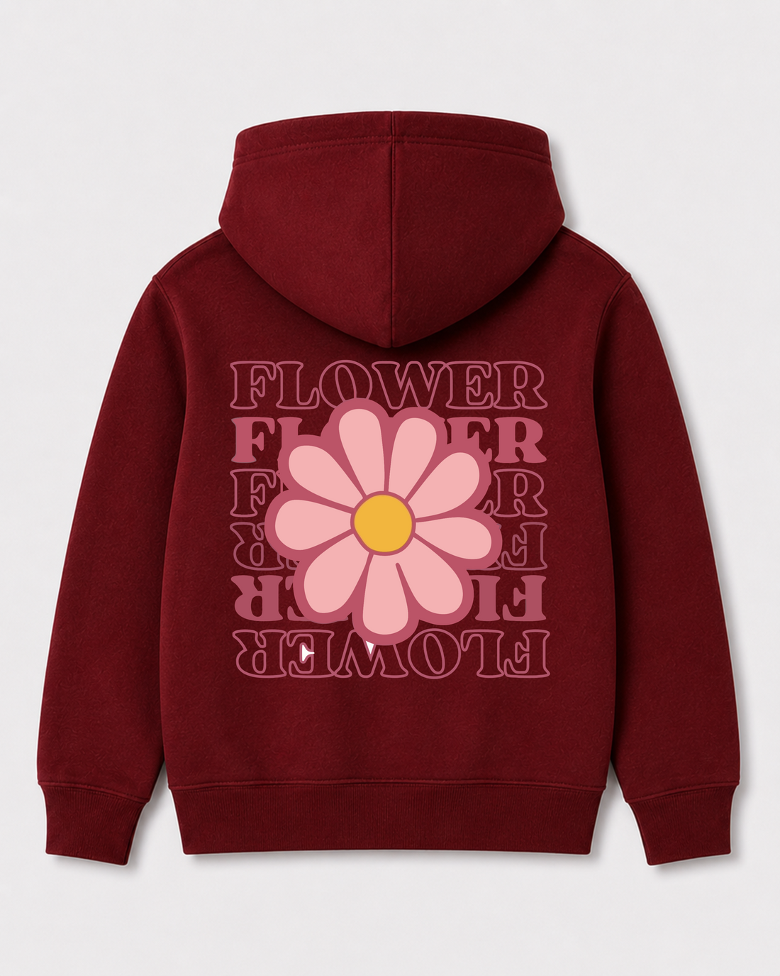 Red hoodie back 1249