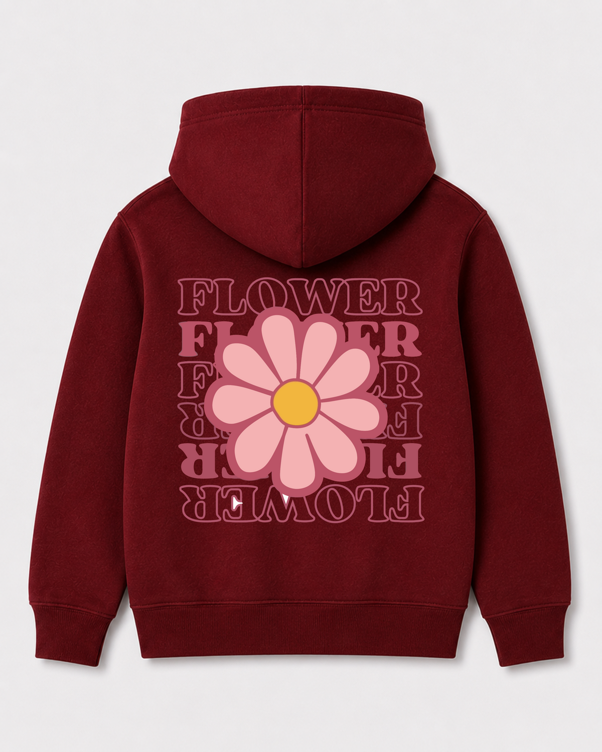 Red hoodie back 1249
