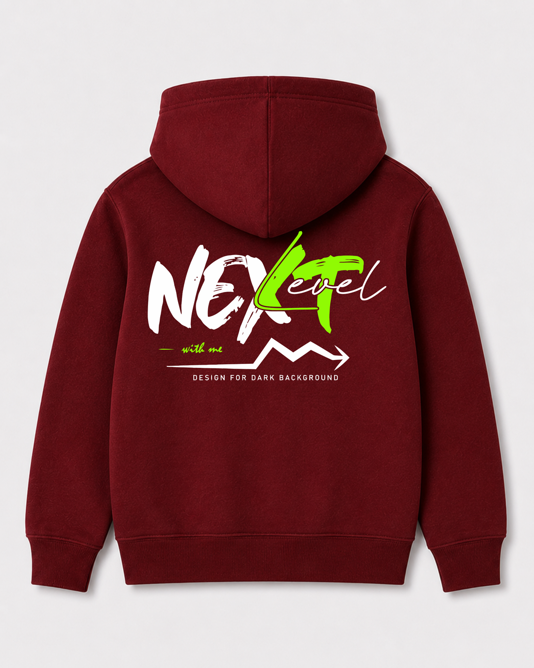 Red hoodie back 1266