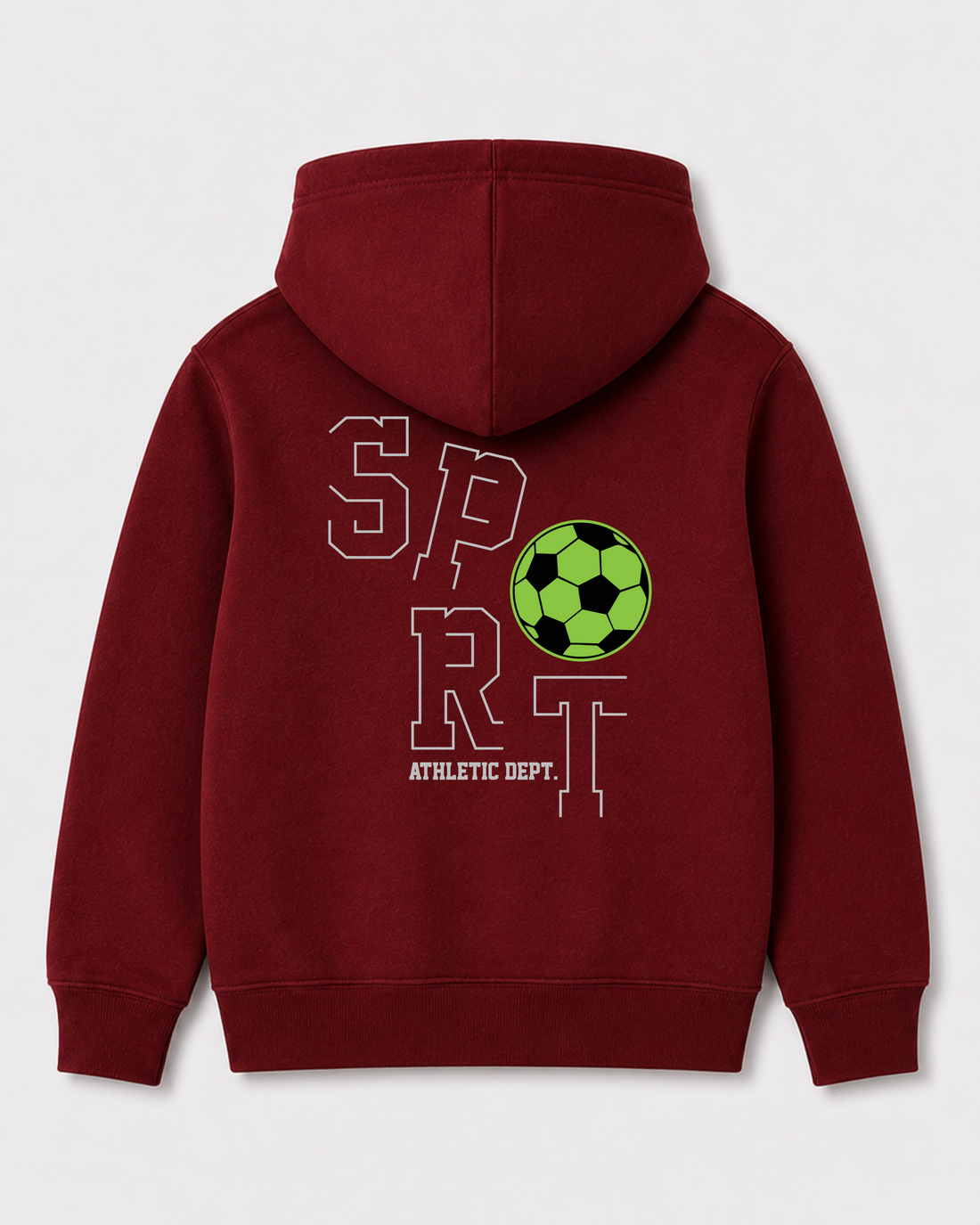 Red hoodie back 1269