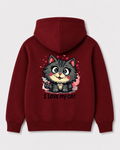 Red hoodie back 127