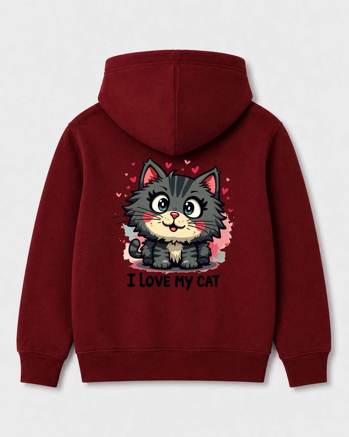 Red hoodie back 127
