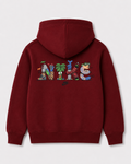 Red hoodie back 1272