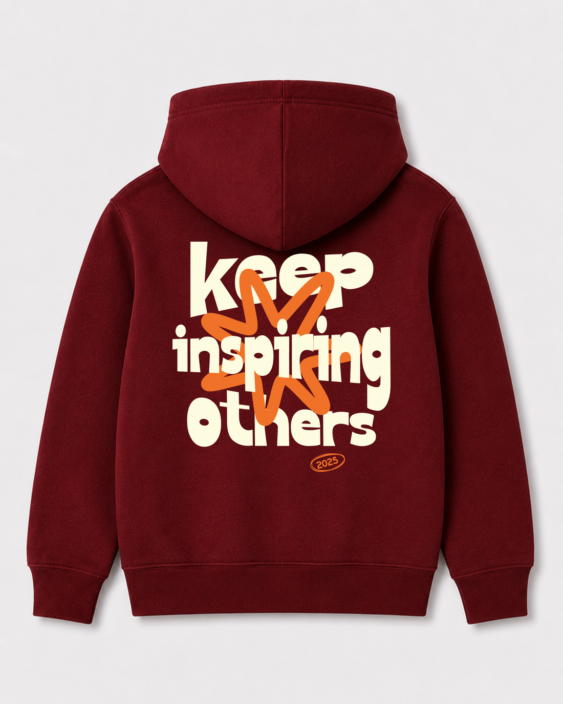 Red hoodie back 1274