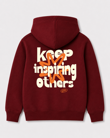 Red hoodie back 1274