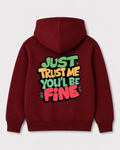 Red hoodie back 1286