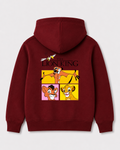 Red hoodie back 1289