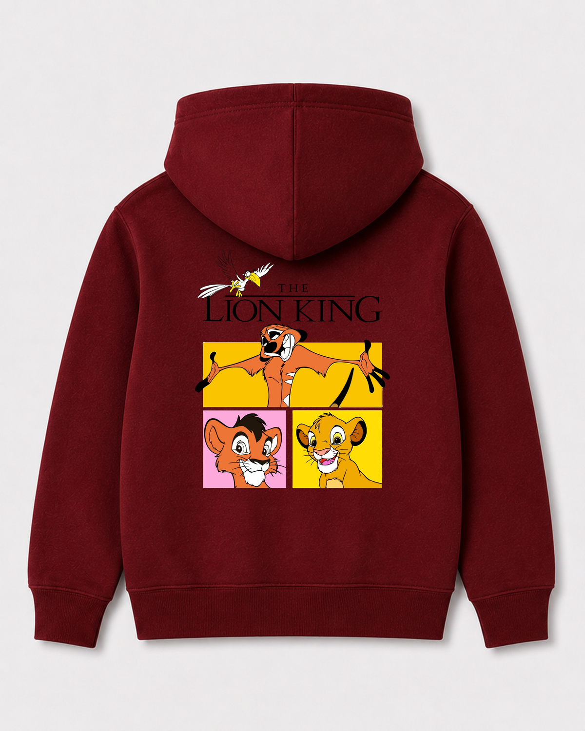 Red hoodie back 1289