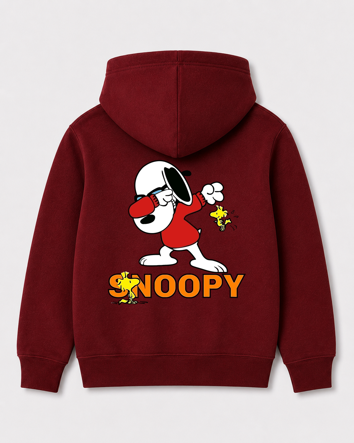 Red hoodie back 1293