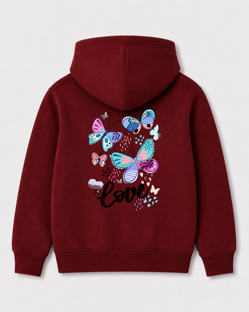 Red hoodie back 1299