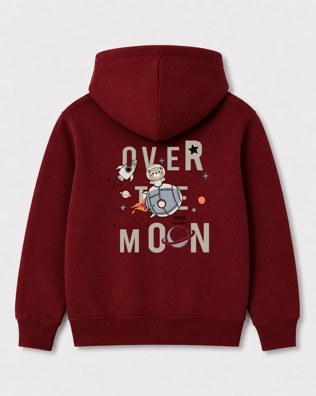 Red hoodie back 130